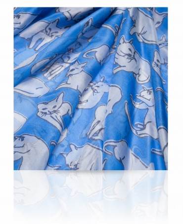 Палантин Женский S-CATS/BLUE